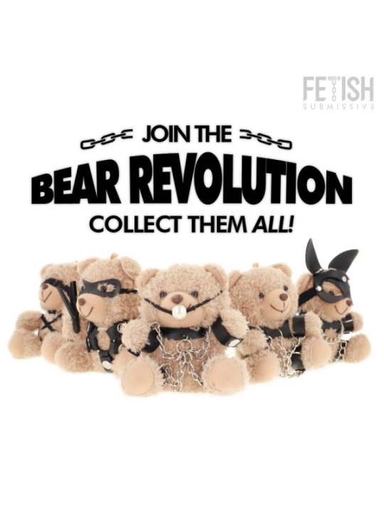 FETISH SUBMISSIVE - OURS EN PELUCHE FOZZIE MODÈLE BDSM 3