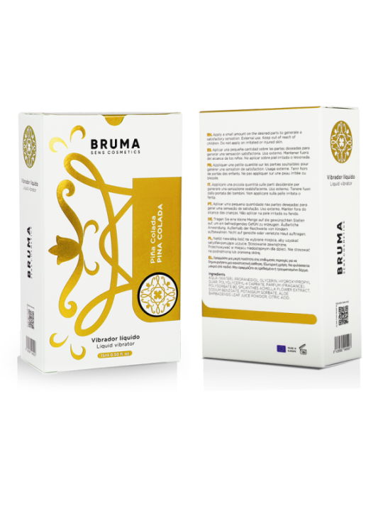 BRUMA - VIBRATEUR LIQUIDE ULTRA GLISSANT PINA COLADA 15 ML