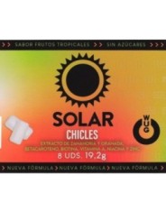 WUG Solar – Le chewing-gum qui prépare votre peau au soleil. Plaquette de 8 unités