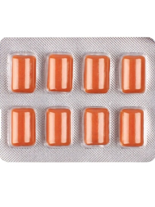WUG Solar – Le chewing-gum qui prépare votre peau au soleil. Plaquette de 8 unités