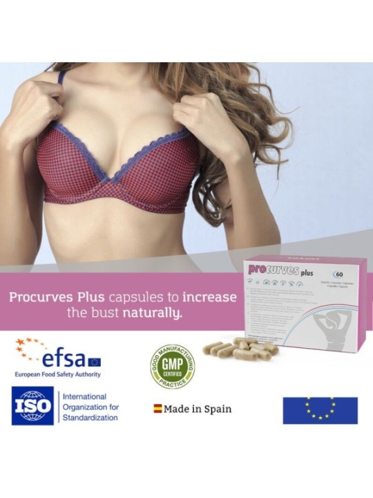 500 COSMETICS - PROCURVES PLUS PILULES D'AMÉLIORATION DU SEIN NATUREL
