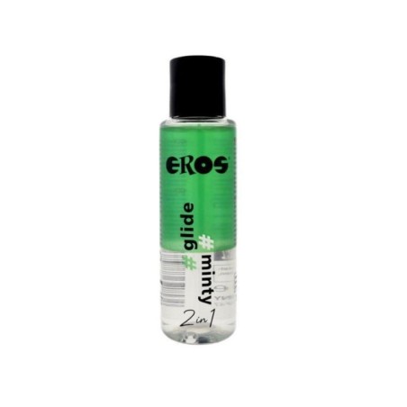 EROS - LUBRIFIANT "2 EN 1" GLIDE MENTHE À BASE DE SILICONE 100 ML
