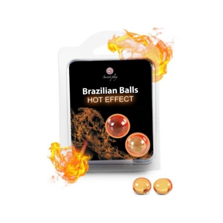 SECRETPLAY - BALLES BRÉSILIENNES EFFET CHAUFFANT 2 UNITÉS