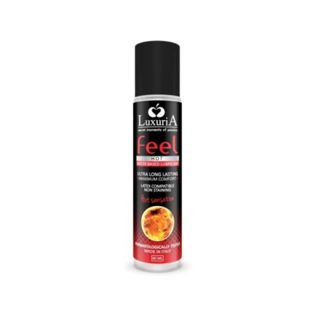 INTIMATELINE - LUXURIA LUBRIFIANT BASE D'EAU FEEL HOT SENSATION 60 ML