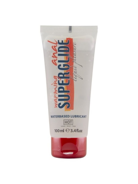 HOT - LIQUIDE CHAUFFANT POUR PLAISIR ANAL SUPERGLIDE 100 ML