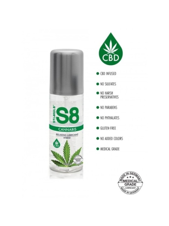 STIMUL8 - LUBRIFIANT HYBRIDE AU CANNABIS S8 125 ML