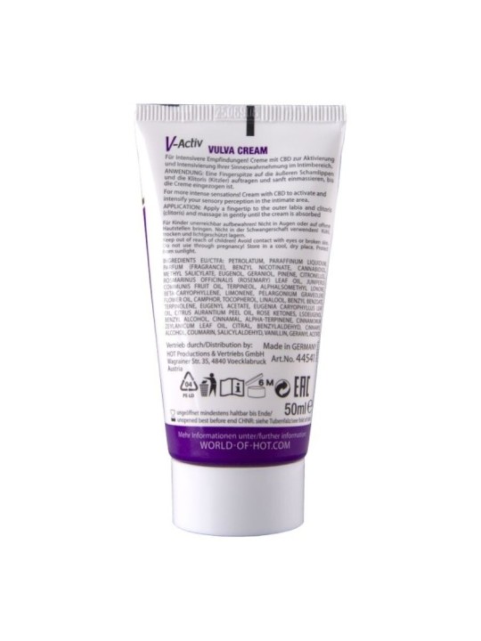 CHAUD - GANT DE CRÈME VULVAIRE CBD 50ML