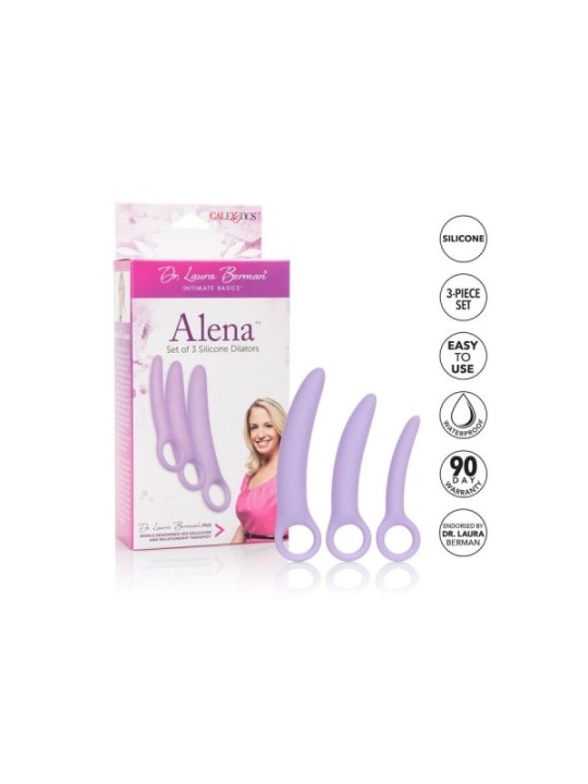CALEXOTICS - DR LAURA BERMAN ALENA ENSEMBLE DE 3 DILATEURS EN SILICONE