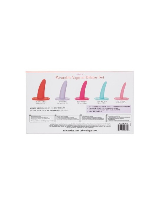 CALEXOTICS - ENSEMBLE DE DILATATEURS PORTABLES 5PC