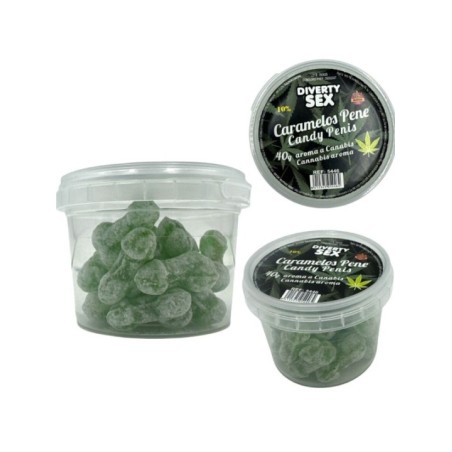 DIABLO GOLOSO - 20 BONBONS POUR PÉNIS ARÔME CANNABIS