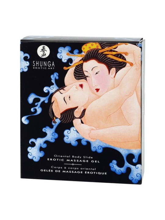 SHUNGA - GEL DE MASSAGE ÉROTIQUE ORIENTAL CORPS À CORPS AUX FRUITS EXOTIQUES