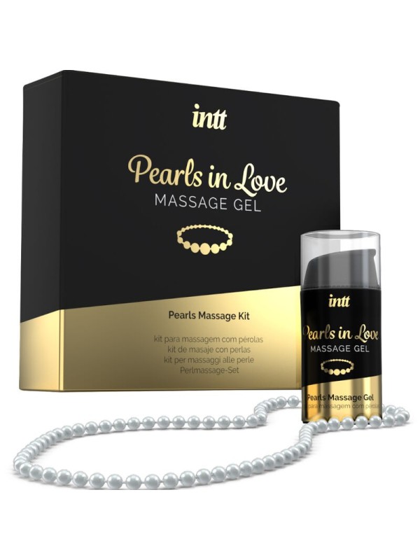 INTT MASSAGE & ORAL SEX - PERLES AMOUREUSES AVEC COLLIER DE PERLES ET GEL DE SILICONE