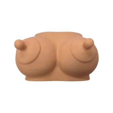 DIABLO PICANTE - TIRELIRE EN FORME DE SEINS TON CLAIR