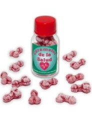 DIABLO PICANTE - 12 BONBONS SANTÉ FORME PÉNIS FRAISE/CERISE