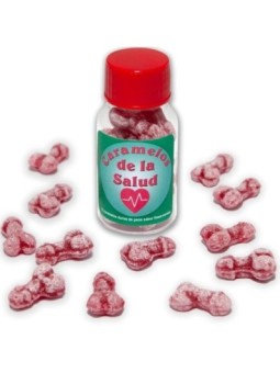 DIABLO PICANTE - 12 BONBONS SANTÉ FORME PÉNIS FRAISE/CERISE