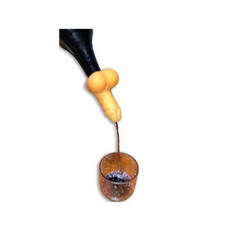 DIABLO PICANTE - CARAFE A VIN EN FORME DE PENIS DORE