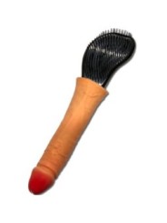 DIABLO PICANTE - BROSSE  CHEVEUX AVEC PÉNIS  LA POINTE