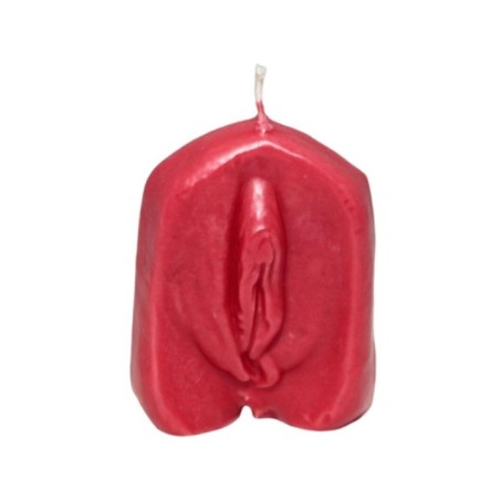 DIABLO PICANTE - BOUGIE EN FORME DE VAGIN ROUGE