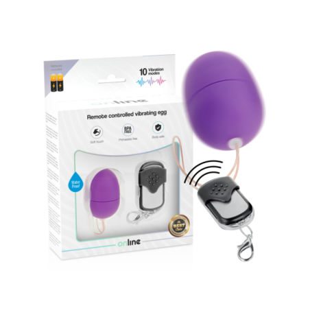 ONLINE - OEUF VIBRANT TÉLÉCOMMANDE S LILAS