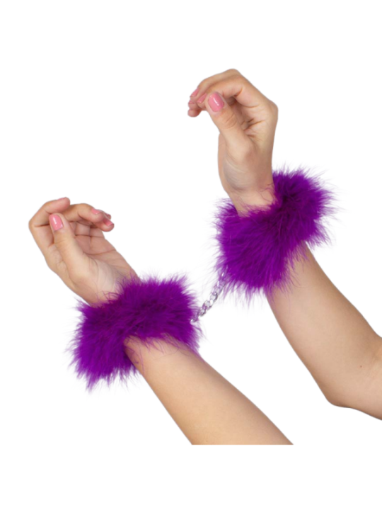 SECRETPLAY - MENOTTES MARABOU VIOLET