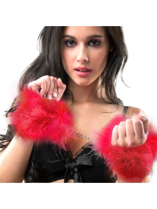 SECRETPLAY - MENOTTES MARABOU ROUGE