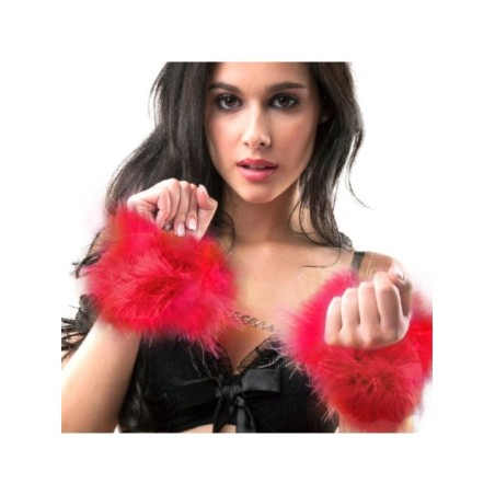 SECRETPLAY - MENOTTES MARABOU ROUGE