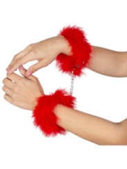 SECRETPLAY - MENOTTES MARABOU ROUGE
