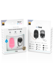 ONLINE - OEUF VIBRANT TÉLÉCOMMANDE M ROSE