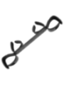 FETISH SUBMISSIVE - BARRE DÉPANDAGE DE BONDAGE AVEC DOUBLURE EN NOPRÈNE