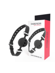 DARKNESS - BTON EN SILICONE RESPIRANT NOIR