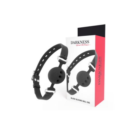 DARKNESS - BTON EN SILICONE RESPIRANT NOIR