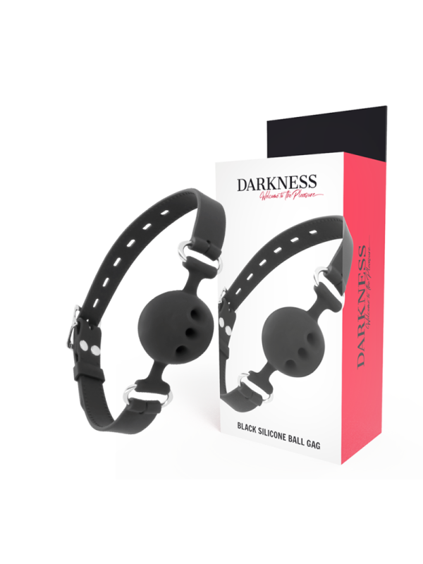 DARKNESS - BTON EN SILICONE RESPIRANT NOIR