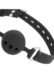 DARKNESS - BTON EN SILICONE RESPIRANT NOIR