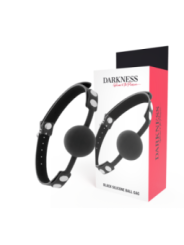 DARKNESS - BILLON EN SILICONE NOIR