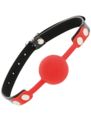 DARKNESS - BÂILLON EN SILICONE ROUGE