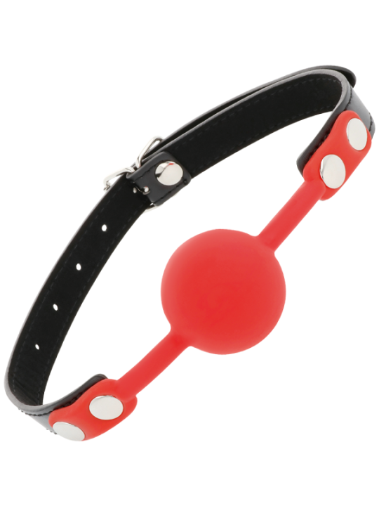 DARKNESS - BÂILLON EN SILICONE ROUGE