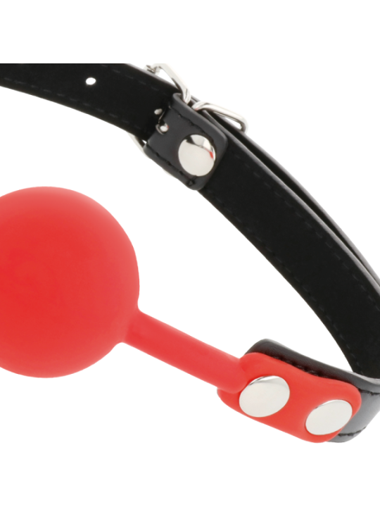 DARKNESS - BÂILLON EN SILICONE ROUGE