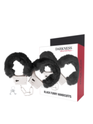 DARKNESS - MENOTTES EN MÉTAL DOUBLÉES NOIRES