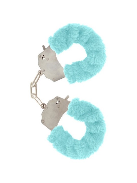 TOYJOY - MANCHETTES FURRY FUN BONDAGE BLEU