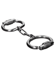 METAL HARD - MENOTTES DURES EN MÉTAL AVEC SERRURE  COMBINAISON