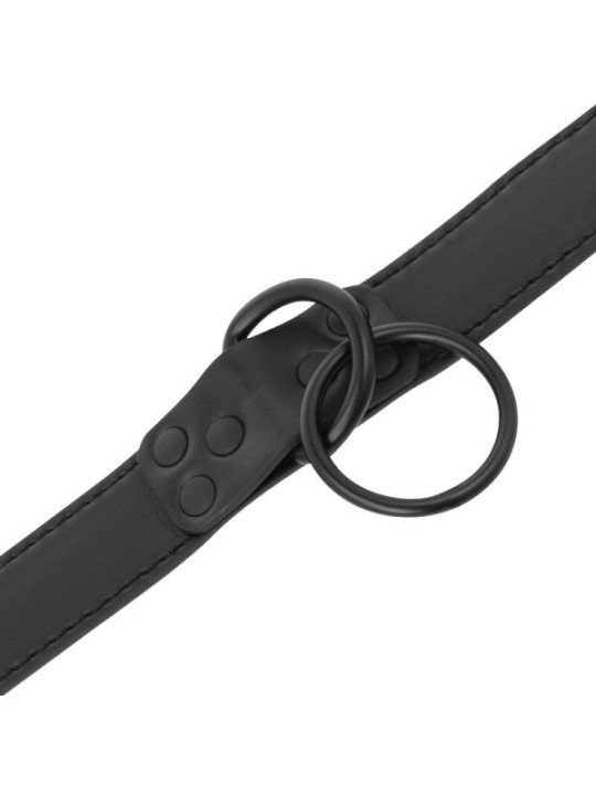 DARKNESS - COLLIER NOIR AVEC CHAÎNE