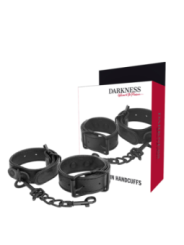 DARKNESS - MENOTTES TEXTURÉES LARGES ET MINCE