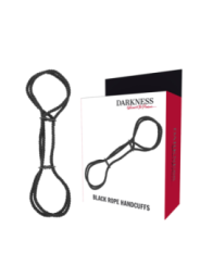 DARKNESS - MENOTTES EN CORDE OU MENOTTES DE CHEVILLE 100% COTON