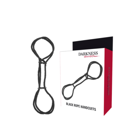 DARKNESS - MENOTTES EN CORDE OU MENOTTES DE CHEVILLE 100% COTON