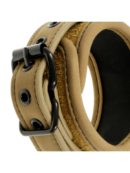 FETISH SUBMISSIVE ORIGIN - MENOTTES EN CUIR VEGAN AVEC DOUBLURE EN NÉOPRÈNE