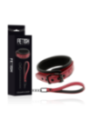FETISH SUBMISSIVE DARK ROOM - COLLIER CHAÎNE DOUBLURE EN NÉOPRÈNE