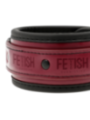 FETISH SUBMISSIVE DARK ROOM - MENOTTES EN CUIR VÉGAN AVEC DOUBLURE EN NÉOPRÈNE