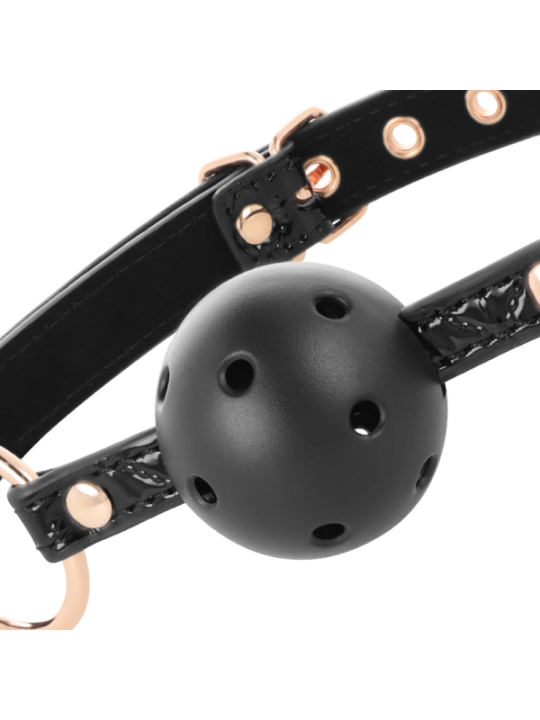 BEGME - BLACK EDITION BALL GAG CUIR VEGAN