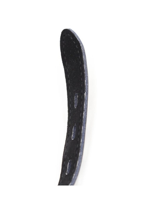 OHMAMA FETISH - BÂILLON BALLE EN SILICONE AVEC CEINTURE EN CUIR (CADENAS INCLUS)