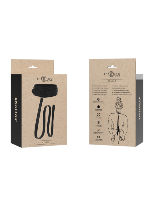 INTENSE - FETISH COLLIER EN CUIR VEGAN